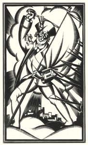 Ilustración para Tristram Shandy de Laurence Sterne (litografía) de John Austen