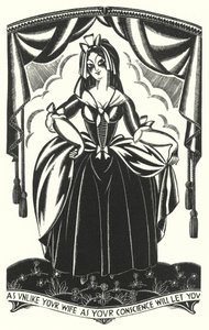 Ilustración para Tristram Shandy de Laurence Sterne (litografía) de John Austen