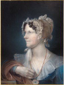 Retrato de la esposa del artista, 1839 de John Bacon