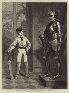 ¡Qué alegre guardián de wicket sería!