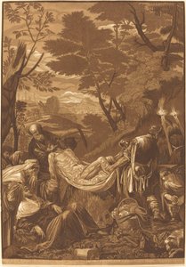 El entierro de John Baptist Jackson after Jacopo Bassano