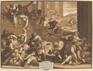La masacre de los inocentes de John Baptist Jackson, after Jacopo Tintoretto