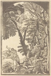 La muerte de San Pedro Mártir de John Baptist Jackson after Titian