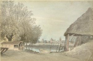 Ferry Hinksey, cerca de Oxford, 15 de junio de 1789 de John Baptist Malchair