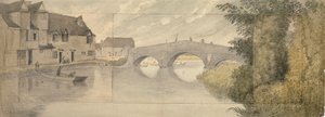 Puente Hythe, Oxford, 1789 de John Baptist Malchair