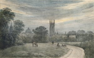 La entrada a Oxford desde Londres, de recuerdo, 16 de julio de 1790 de John Baptist Malchair