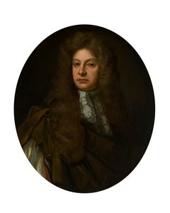 Retrato de medio cuerpo de Adam Urquhart con Jabot de encaje de John Baptist de (circle of) Medina