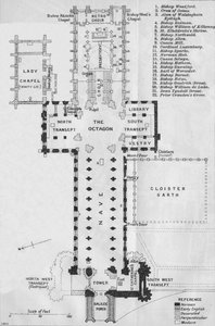 Catedral de Ely, siglo XX de John Bartholomew