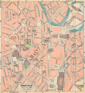 Sheffield, siglo XX de John Bartholomew