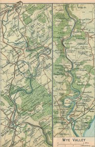 Valle de Wye, siglo XX de John Bartholomew