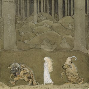La princesa y los trolls de John Bauer