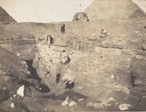 Excavaciones cerca de la Esfinge, 1853 de John Beasley Greene