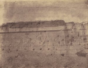Edfu, Esculturas e Inscripciones de la Fachada Oriental del Muro de Enclosure de John Beasly Greene