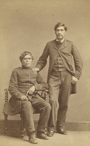 Wharepapa y Horomona Te Atua (Solomon el Dios) c.1863 de John Beattie