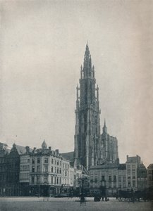 Catedral de Nuestra Señora, Amberes, Bélgica, c1900 1914-1915 de John Benjamin Stone