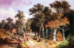 Paisaje campestre de John Berney Ladbrooke