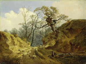 Crown Point, Whitlingham, cerca de Norwich de John Berney Ladbrooke