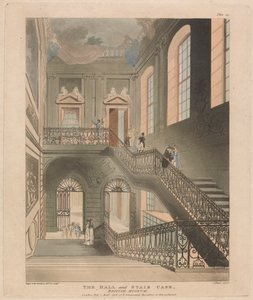 El vestíbulo y la caja de la escalera, Museo Británico de John Bluck