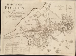 La ciudad de Boston en Nueva Inglaterra de John Bonner