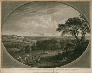 Vista norte de las ciudades de Londres y Westminster con parte de Highgate de John Boydell