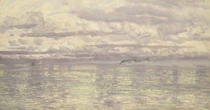 Un paisaje marino veraniego perlado