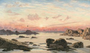 Arenas de Bude al atardecer, 1874