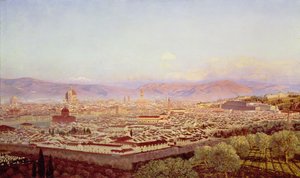 Florencia desde Bellosguardo de John Brett
