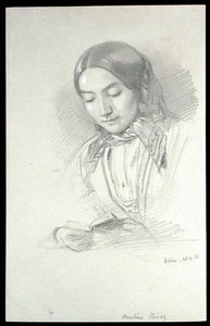 Retrato de Pauline Rivaz de John Brett