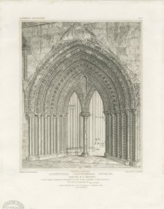 Catedral de Lichfield - Puerta del Transepto Norte