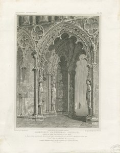 Catedral de Lichfield - Puerta Oeste de John Britton