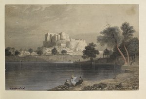 Hyderabad (grabado en color) de John Browning Bellasis