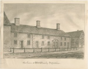 Almshouses de Abbots Bromley de John Buckler