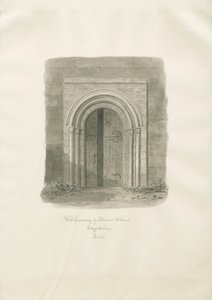 Iglesia de Alrewas - Puerta Oeste de John Buckler