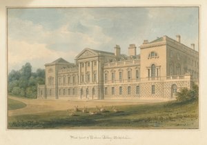 Bedfordshire - Abadía de Woburn, 1824 de John Buckler