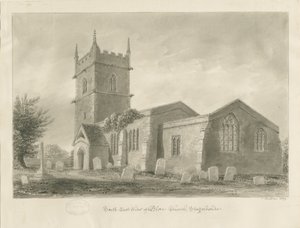 Iglesia de Blore de John Buckler