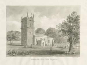 Iglesia de Blore de John Buckler
