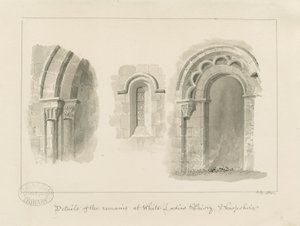 Brewood - Priorato de Whiteladies (Ruina) de John Buckler