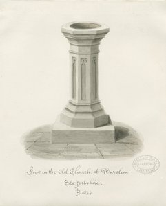 Burslem - Fuente en la Iglesia de San Juan
