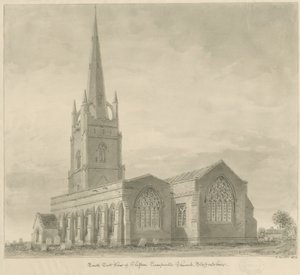 Iglesia de Clifton Campville de John Buckler