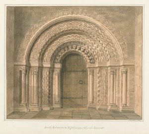 Cornualles - Iglesia de Kilkhampton de John Buckler