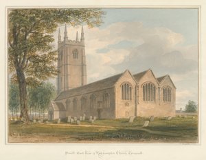 Cornwall - Iglesia de Kilkhampton de John Buckler