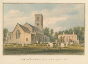 Essex - Iglesia de Witham y Casa Parroquial de John Buckler