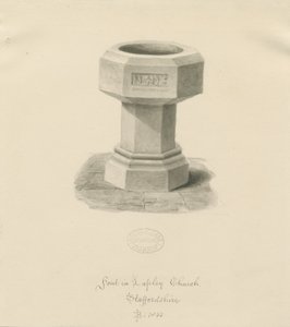 Pila Bautismal en la Iglesia de Lapley