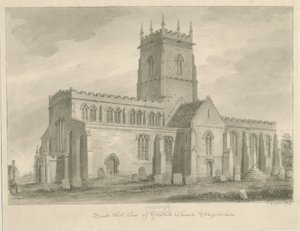 Iglesia de Gnosall de John Buckler