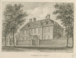 Palacio del Obispo en The Close, Lichfield de John Buckler