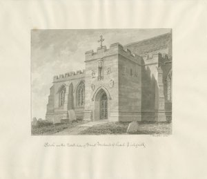 Pórtico norte de la Iglesia de St. Michael, Lichfield de John Buckler