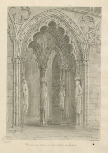 Catedral de Lichfield - Puerta Oeste de John Buckler