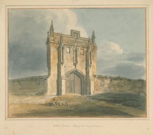 Lincolnshire - Stamford - White Friars, 1802 de John Buckler