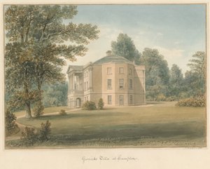 Middlesex - Hampton - Villa de Garrick, 1831