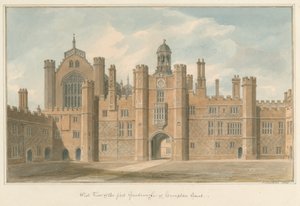 Middlesex - Hampton Court - Primer Cuadrángulo, 1826 de John Buckler